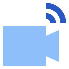 Video Camera Icon from Sharp Flat Set