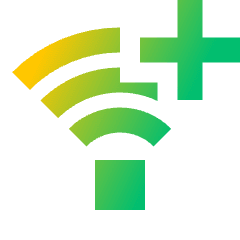 Wifi Add Icon from Sharp Gradient Set