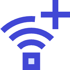 Wifi Add Icon from Sharp Duo Set