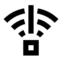 Wifi Alert 1 Icon from Sharp Line Set