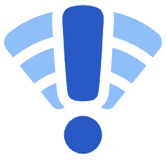 Wifi Alert 1 Icon from Plump Flat Set