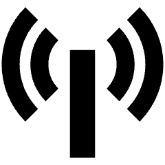 Wifi Antenna Icon from Sharp Remix Set