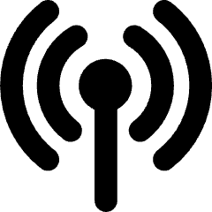 Wifi Antenna Icon from Core Solid Set