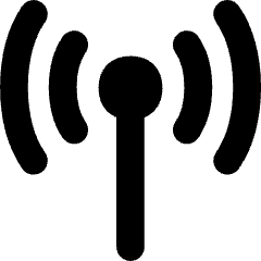 Wifi Antenna Icon from Flex Solid Set