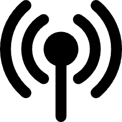 Wifi Antenna Icon from Core Remix Set