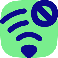Wifi Blocked Icon from Flex Pop Set