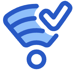 Wifi Checked Icon from Plump Duo Set