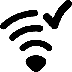 Wifi Checked Icon from Flex Remix Set