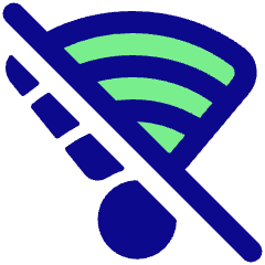 Wifi Disabled Icon from Plump Pop Set