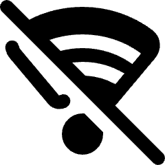 Wifi Disabled Icon from Plump Remix Set