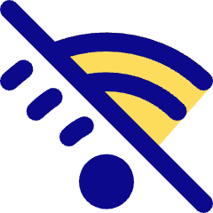 Wifi Disabled Icon from Core Pop Set