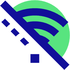 Wifi Disabled Icon from Sharp Pop Set