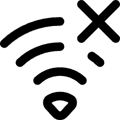 Wifi Disconnect Icon from Flex Line Set