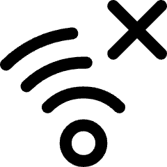 Wifi Disconnect Icon from Core Line Set