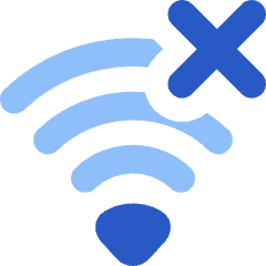 Wifi Disconnect Icon from Flex Flat Set