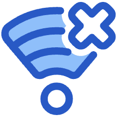 Wifi Disconnect Icon from Plump Duo Set