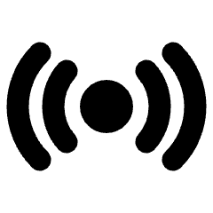 Wifi Horizontal Icon from Plump Solid Set