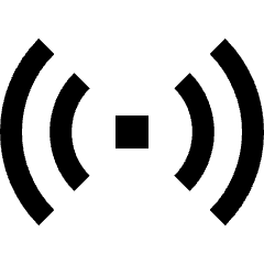 Wifi Horizontal Icon from Sharp Solid Set