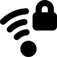 Wifi Network Password Icon from Core Solid Set
