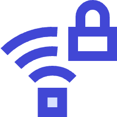 Wifi Network Password Icon from Sharp Duo Set