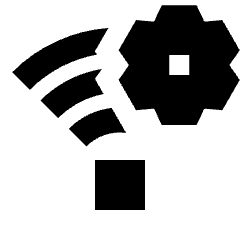Wifi Network Settings Manage Icon from Sharp Solid Set