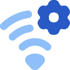 Wifi Network Settings Manage Icon from Flex Flat Set