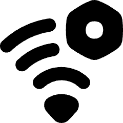 Wifi Network Settings Manage Nut Icon from Flex Solid Set