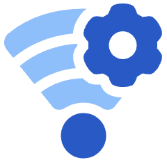 Wifi Network Settings Manage Icon from Plump Flat Set