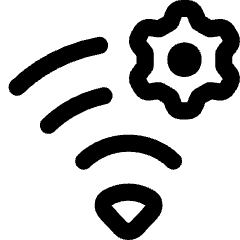 Wifi Network Settings Manage Icon from Flex Line Set