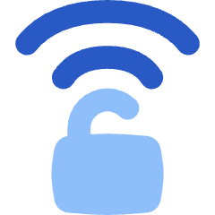 Wifi Not Secure Connection Icon from Flex Flat Set