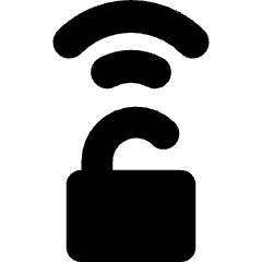 Wifi Not Secure Connection Icon from Micro Solid Set