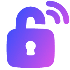 Wifi Not Secure Connection Icon from Plump Gradient Set