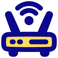 Wifi Router Icon from Plump Pop Set