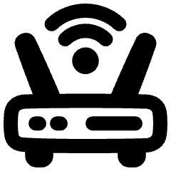 Wifi Router Icon from Plump Remix Set