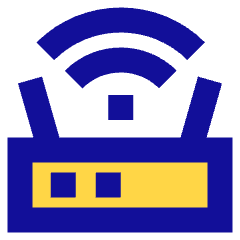 Wifi Router Icon from Sharp Pop Set
