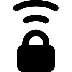 Wifi Secure Connection Icon from Core Remix Set