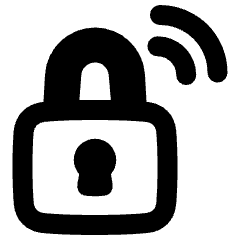 Wifi Secure Connection Icon from Plump Remix Set