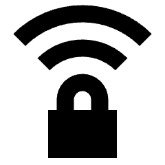 Wifi Secure Connection Icon from Sharp Remix Set