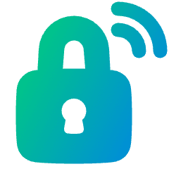 Wifi Secure Connection Icon from Plump Gradient Set
