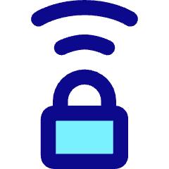 Wifi Secure Connection Icon from Core Pop Set