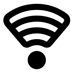 Wifi Signal Full Icon from Plump Remix Set