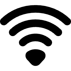 Wifi Signal Full Icon from Flex Solid Set