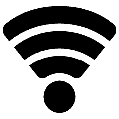 Wifi Signal Full Icon from Plump Solid Set