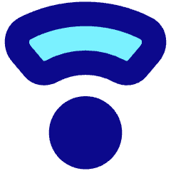 Wifi Signal Low Icon from Plump Pop Set