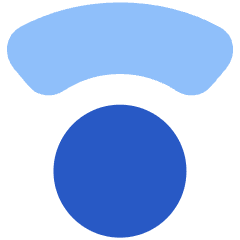 Wifi Signal Low Icon from Plump Flat Set