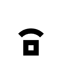 Wifi Signal Low Icon from Sharp Line Set