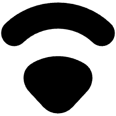 Wifi Signal Low Icon from Flex Solid Set