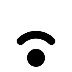 Wifi Signal Low Icon from Core Solid Set