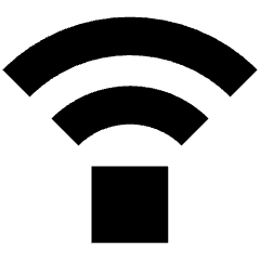 Wifi Signal Medium Icon from Sharp Remix Set