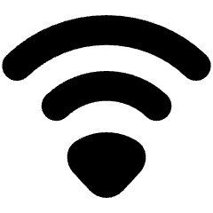 Wifi Signal Medium Icon from Flex Solid Set